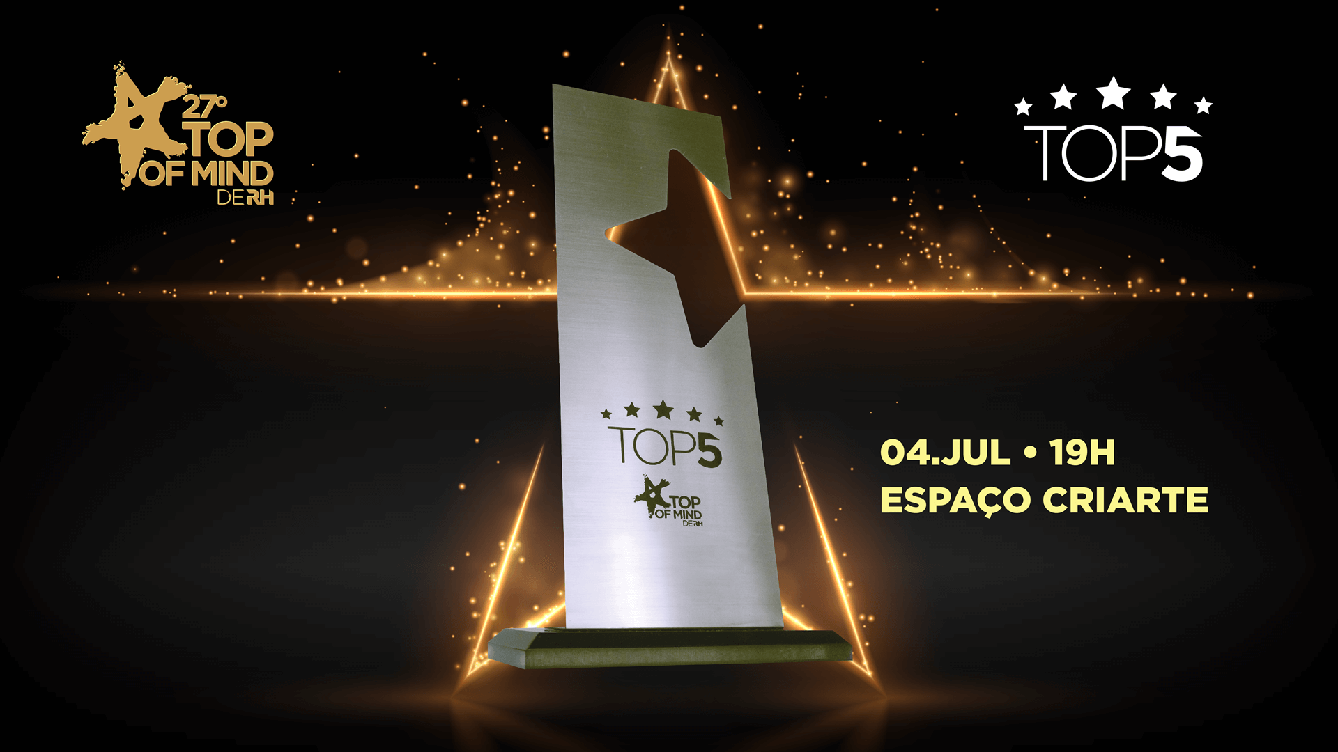 Indicados ao Top5 celebram conquista em coquetel